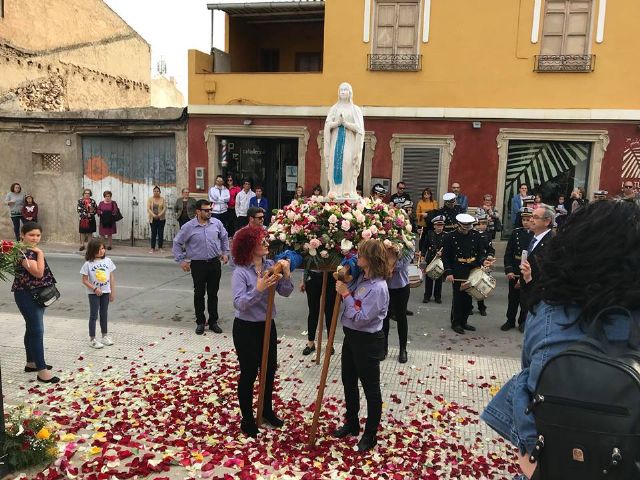 Recibimiento a la Virgen de Lourdes en su visita a Totana - 3