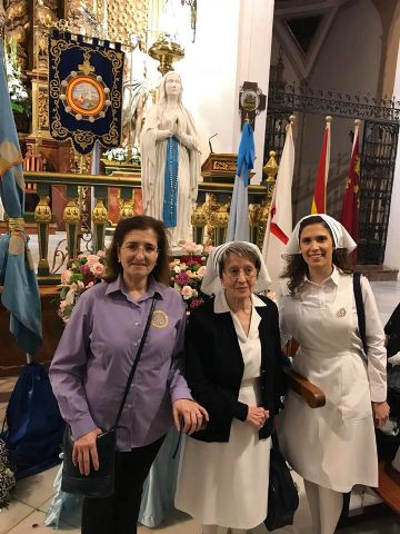 Recibimiento a la Virgen de Lourdes en su visita a Totana - 4