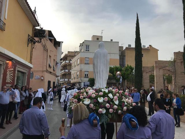 Recibimiento a la Virgen de Lourdes en su visita a Totana - 9