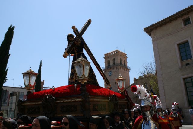 Encuentro con la Hermandad de Jesús en el Calvario. Viernes Santo medio día 2014 - 38