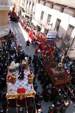 Encuentro con la Hermandad de Jesús en el Calvario. Viernes Santo medio día 2014 - 45