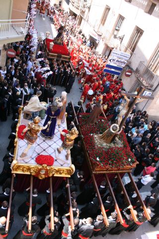 Encuentro con la Hermandad de Jesús en el Calvario. Viernes Santo medio día 2014 - 54