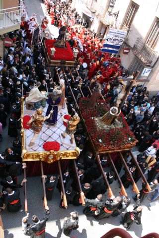 Encuentro con la Hermandad de Jesús en el Calvario. Viernes Santo medio día 2014 - 65